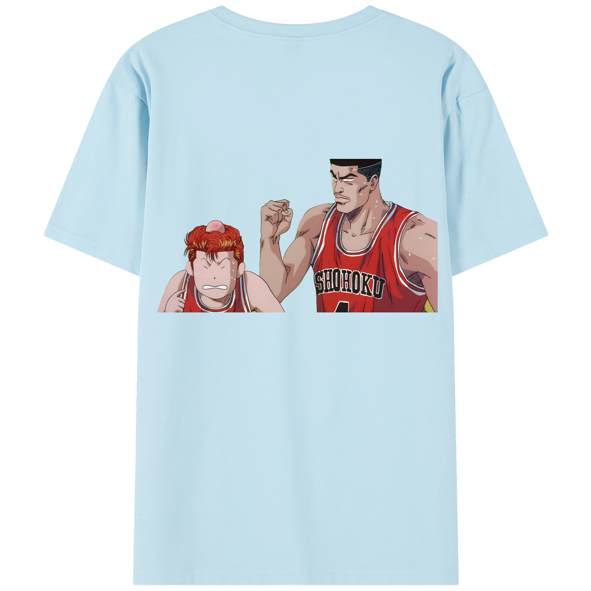 SLAM DUNK／スラムダンク 綿100％半袖Tシャツ（背面プリント）